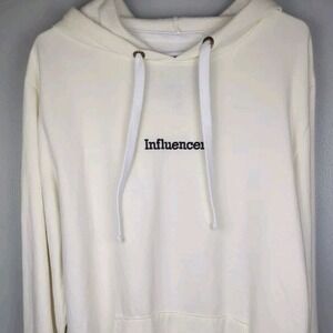San Francisco Work Shirts Men's Sz Large Influencer Pullover Hoodie White
